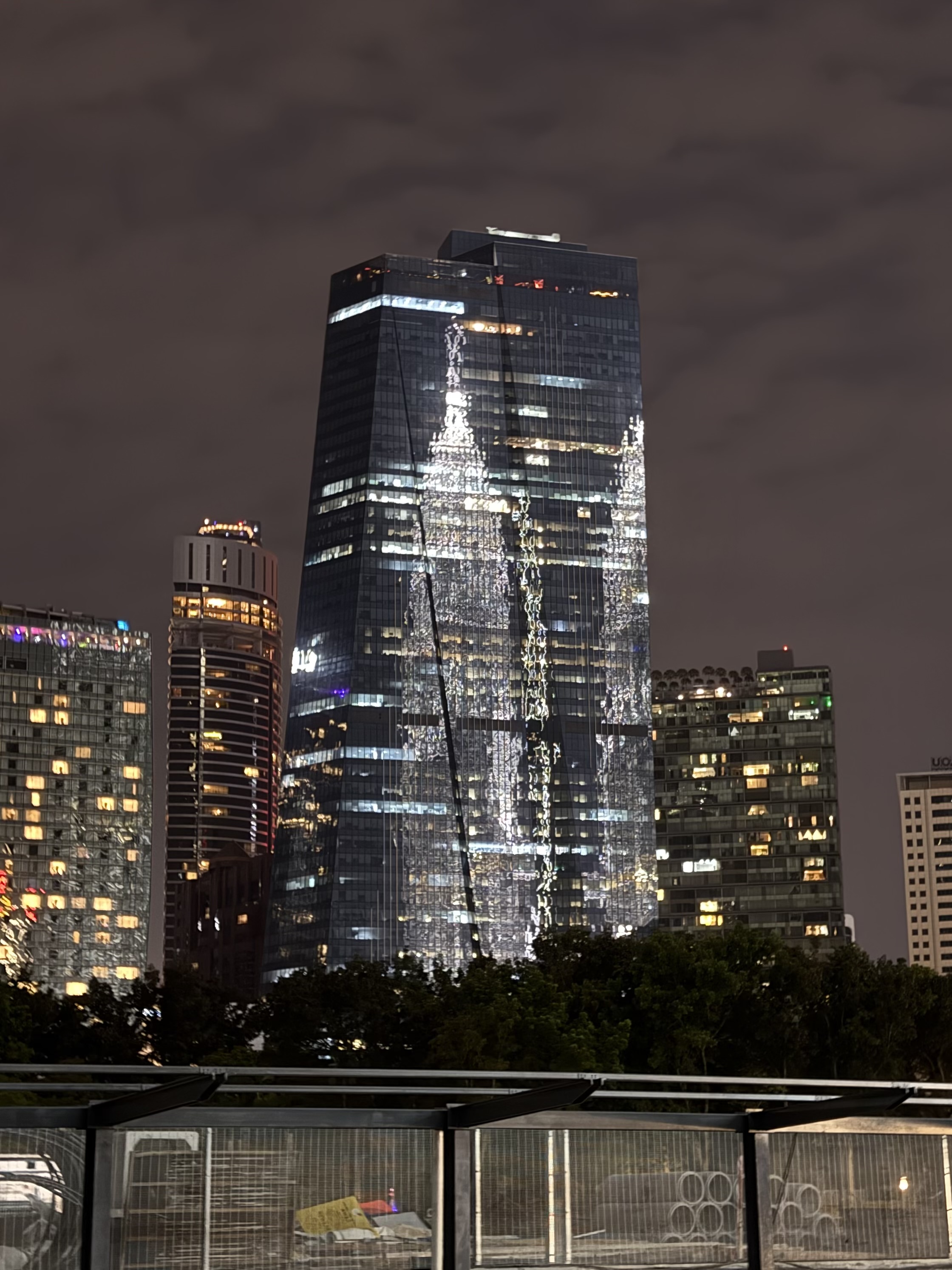 Reflection of the Twin Towers